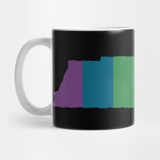 Tennessee State Rainbow Mug